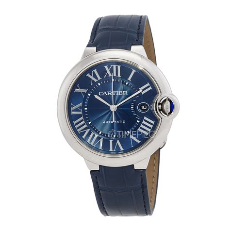 cartier wsbb0027|Cartier Ballon Bleu Automatic Blue Dial Men's Watch wsbb0027.